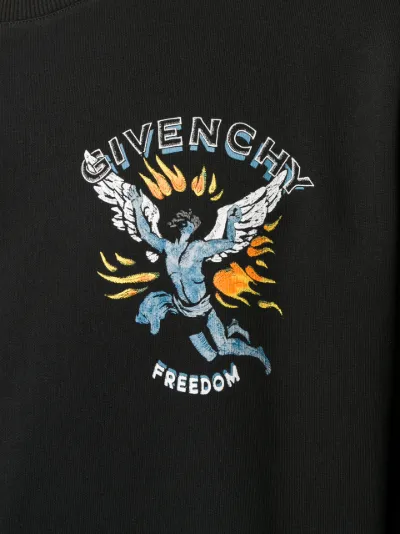 Givenchy freedom print sweatshirt | Eraldo.com US