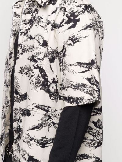 Gothic printed zip shirt | Givenchy | Eraldo.com AQ