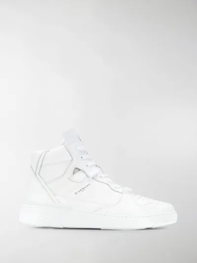givenchy white high top sneakers