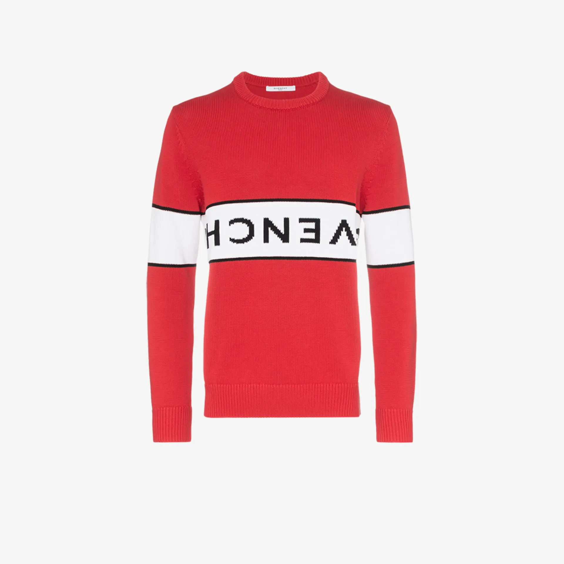givenchy logo wool sweater