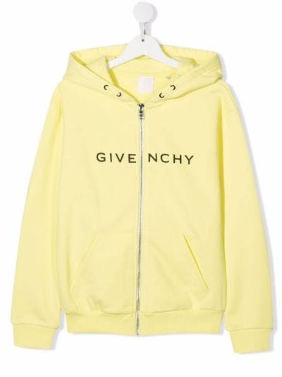 logo print cotton hoodie Givenchy Kids Eraldo