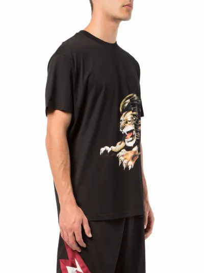 givenchy lion print t shirt