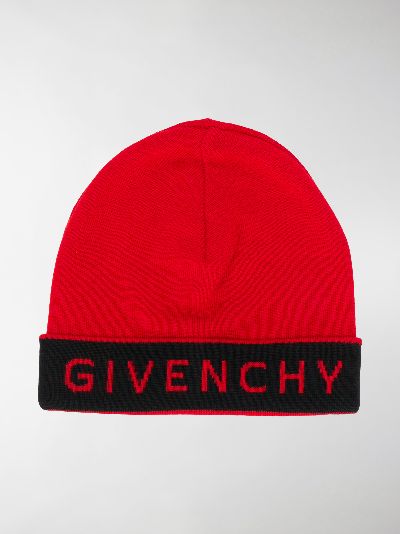 red givenchy beanie