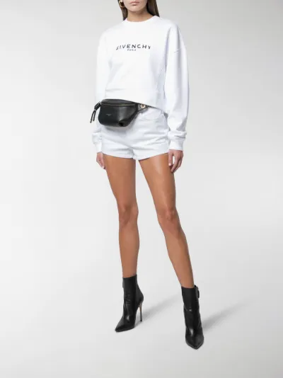 givenchy cropped sweatshirt