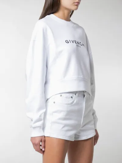 givenchy cropped sweatshirt