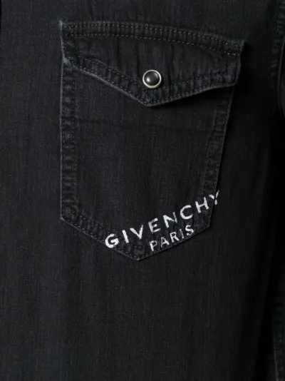 givenchy denim shirt
