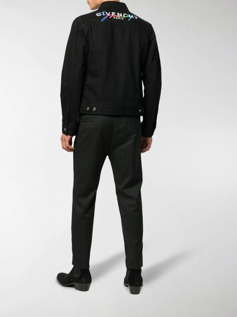 black givenchy denim jacket