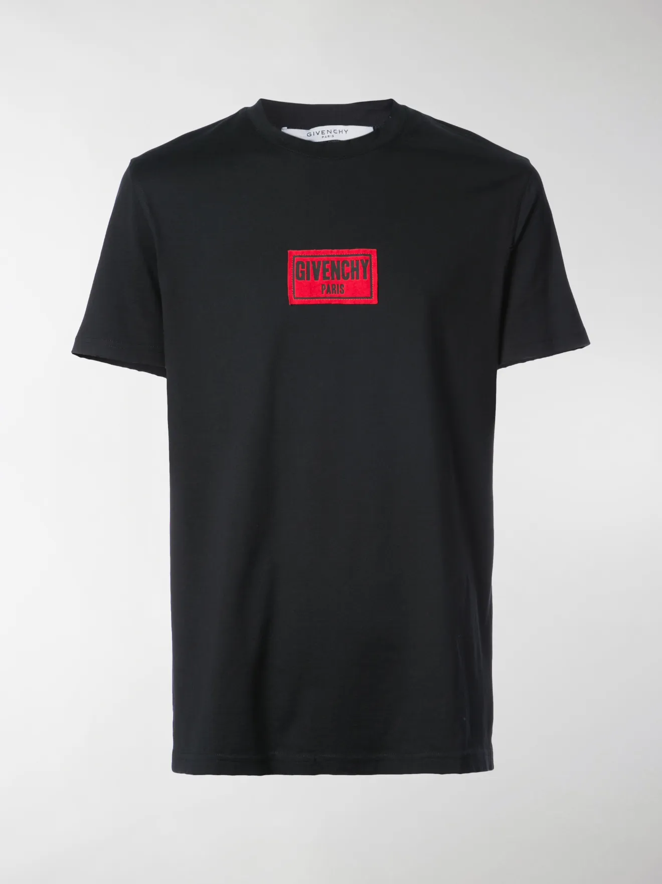givenchy logo patch t shirt