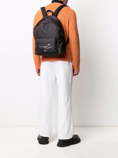 givenchy logo backpack