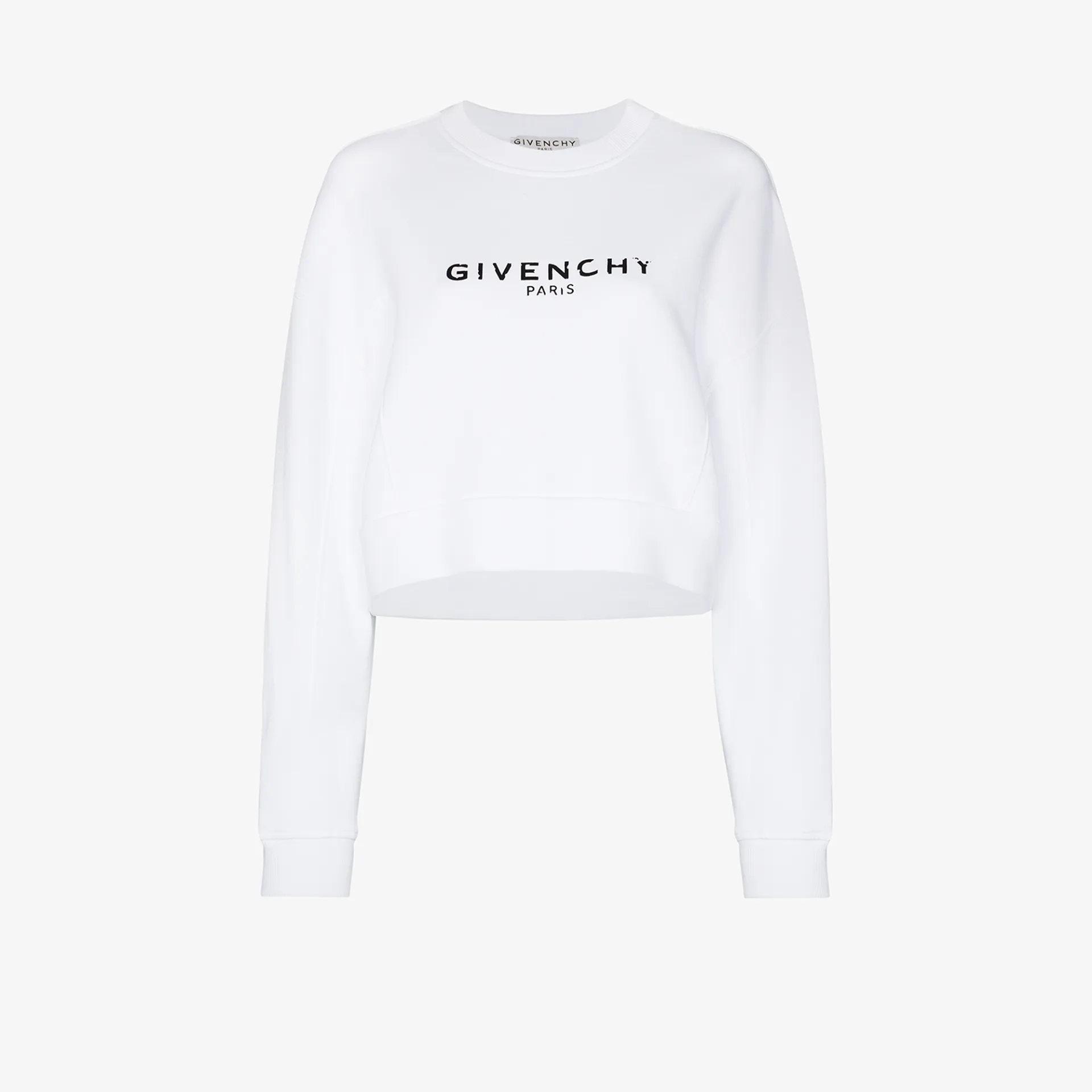 givenchy cropped sweatshirt