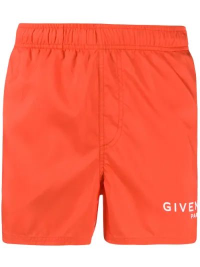 givenchy swim shorts red