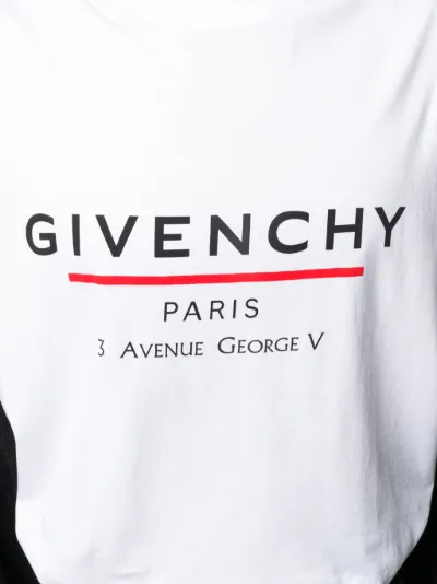 givenchy printed t shirt