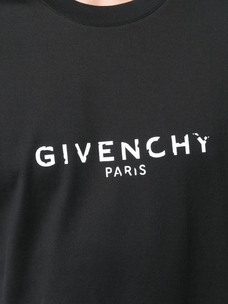 Givenchy logo print T-shirt black | MODES