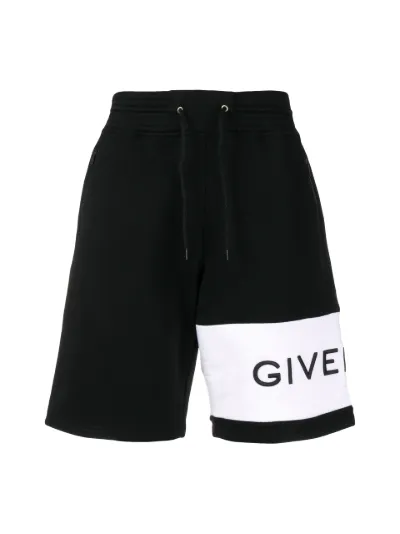 givenchy logo shorts