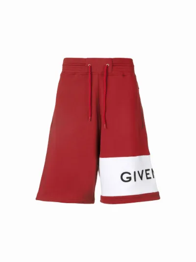 Red givenchy shorts outlet