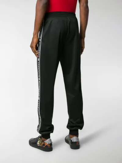 givenchy logo stripe track pants
