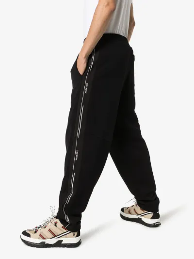 givenchy logo stripe track pants