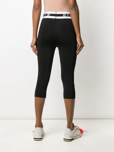 Givenchy logo waistband leggings black 