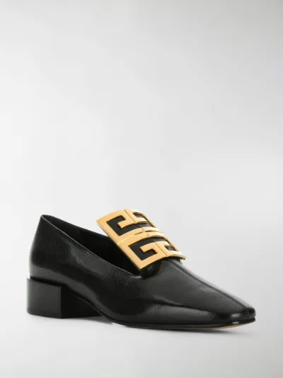 Givenchy Mocassini con fibbia 4G nero | MODES