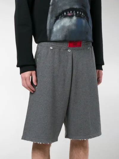 Givenchy Pantaloni corti con applicazioni grigio | MODES