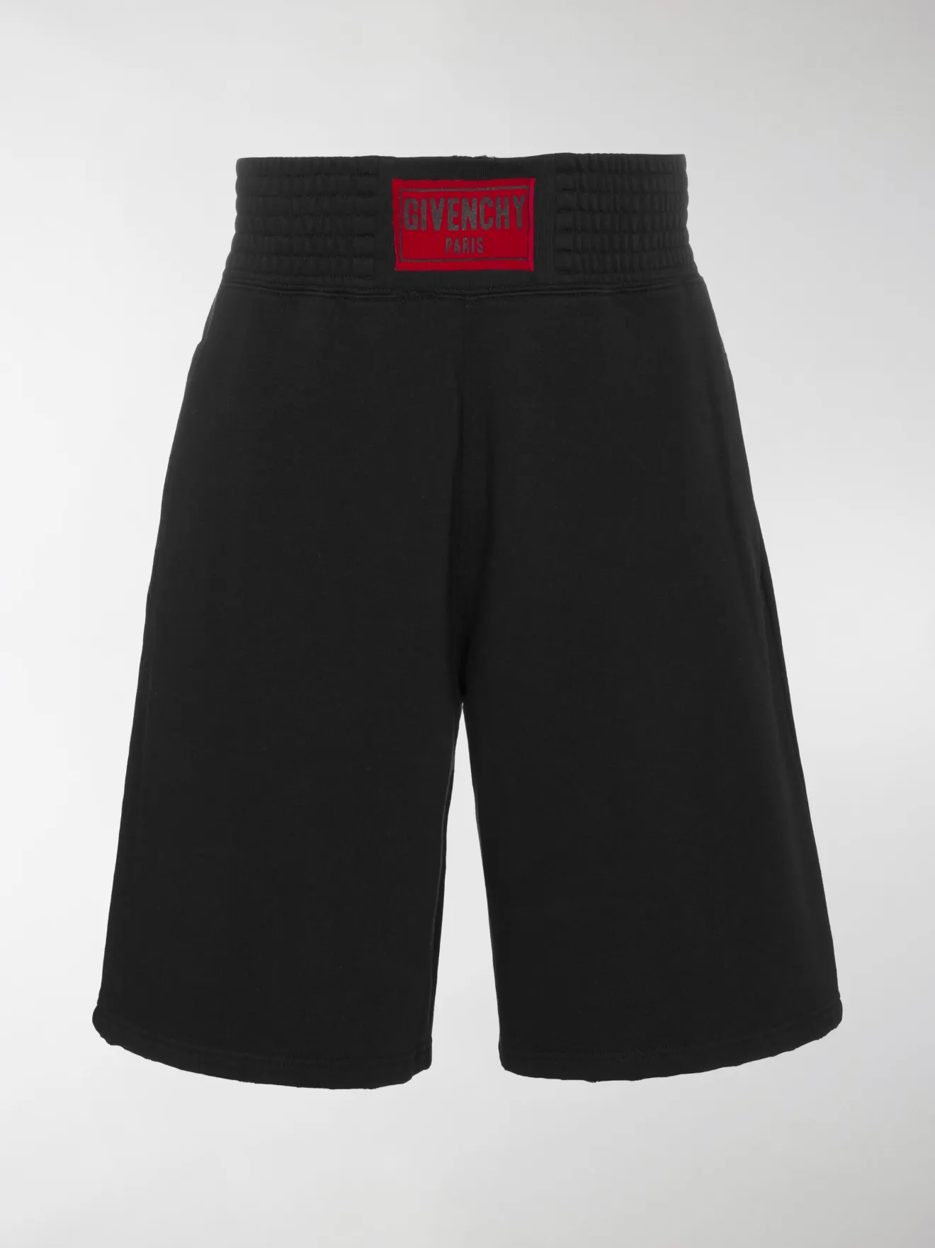 Givenchy Pantaloni corti con toppa nero | MODES
