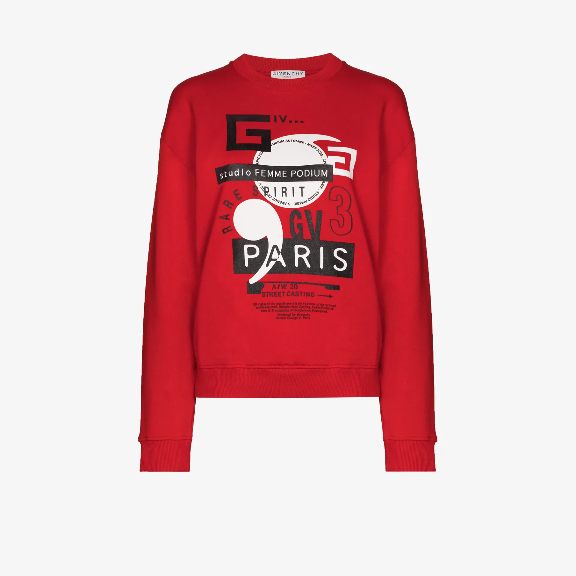 givenchy paris red