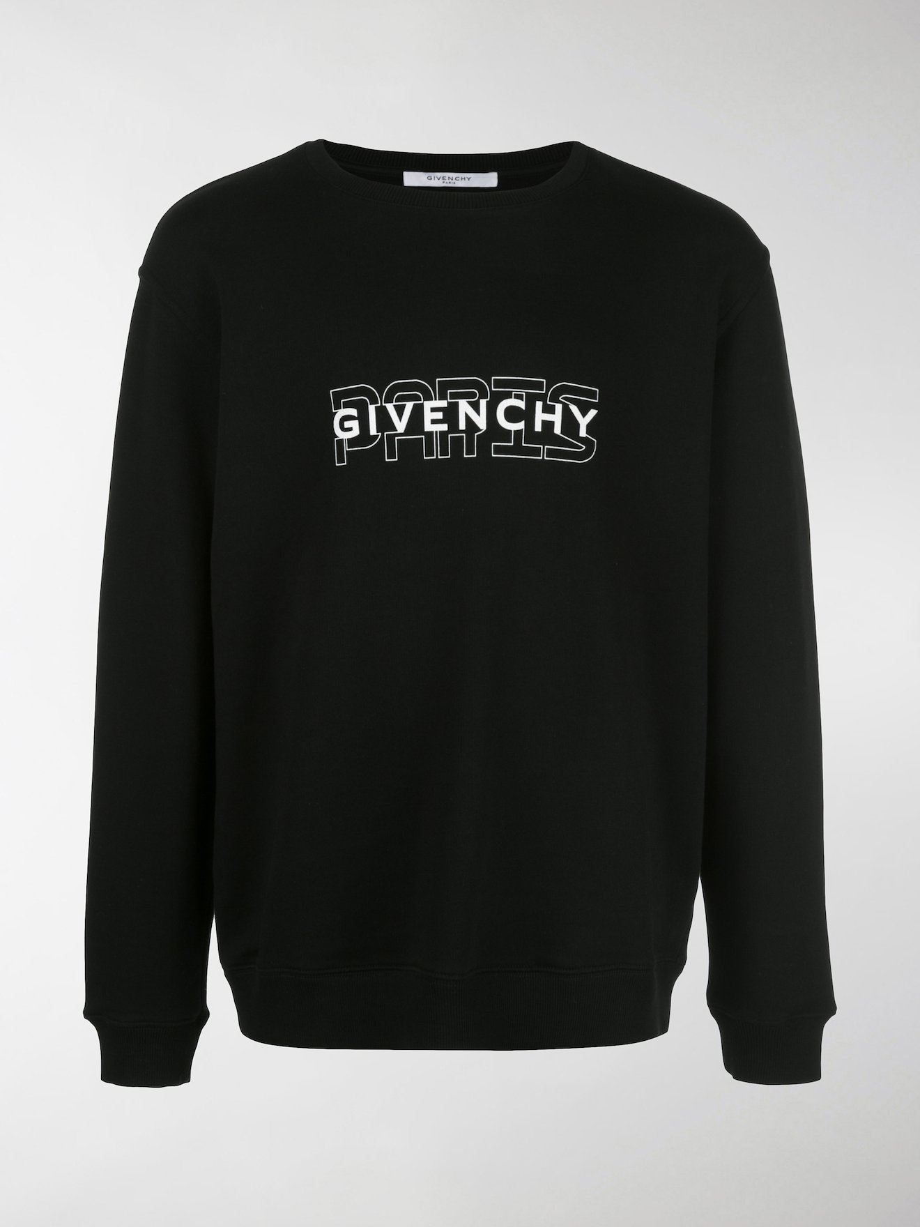 Givenchy Paris logo sweatshirt black | MODES