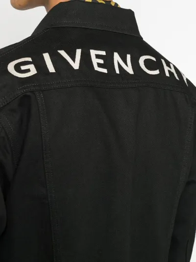 givenchy black denim jacket