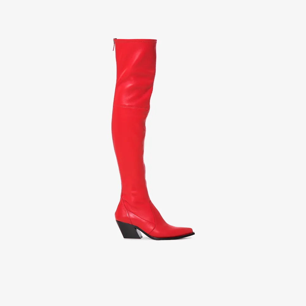 givenchy over the knee cowboy boots