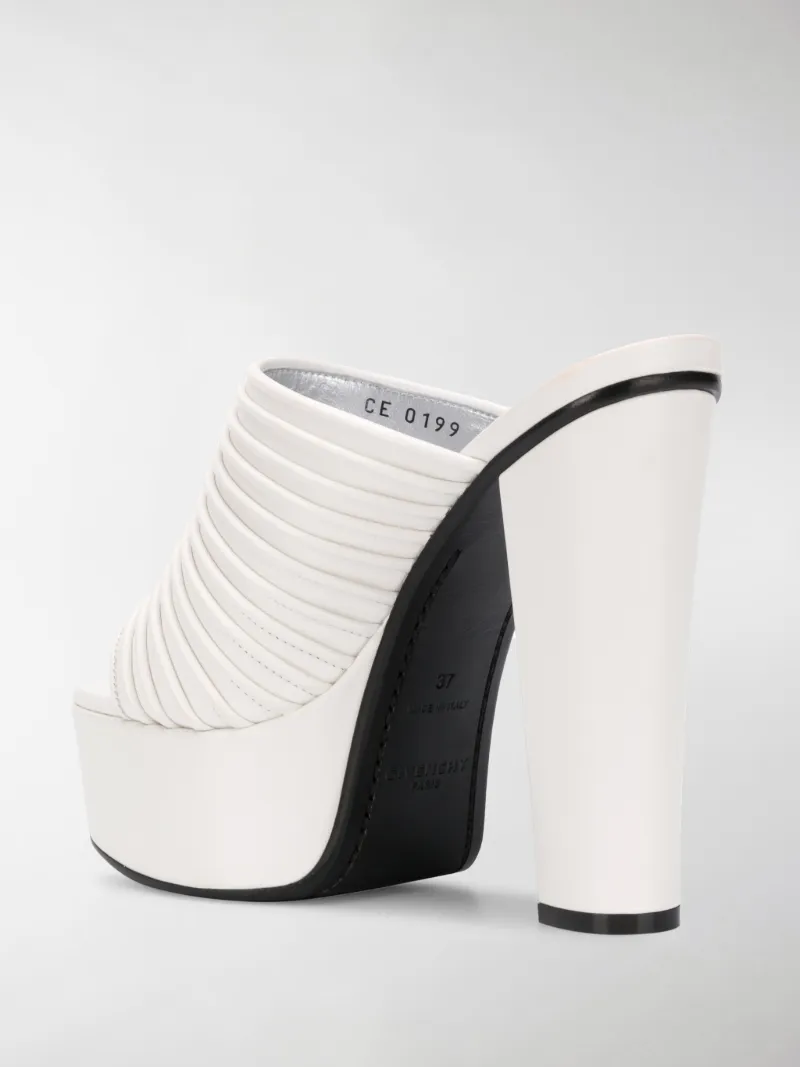 givenchy white mules