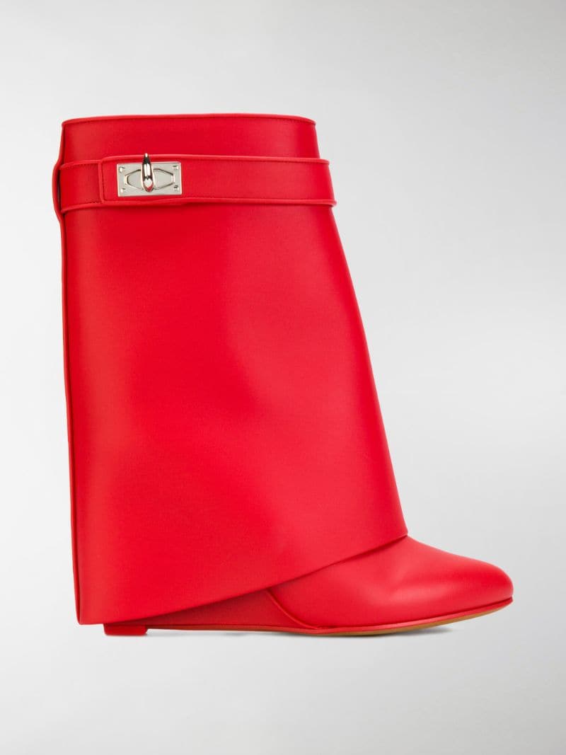 Givenchy Shark Lock boots red | MODES