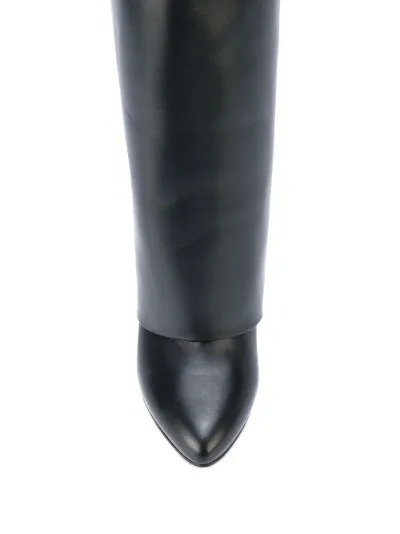 givenchy shark lock inspired boots