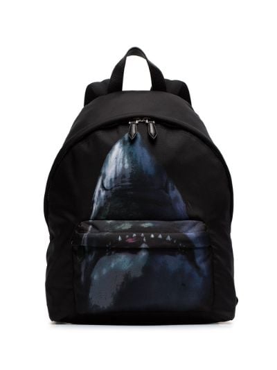 Givenchy shark print backpack black | MODES