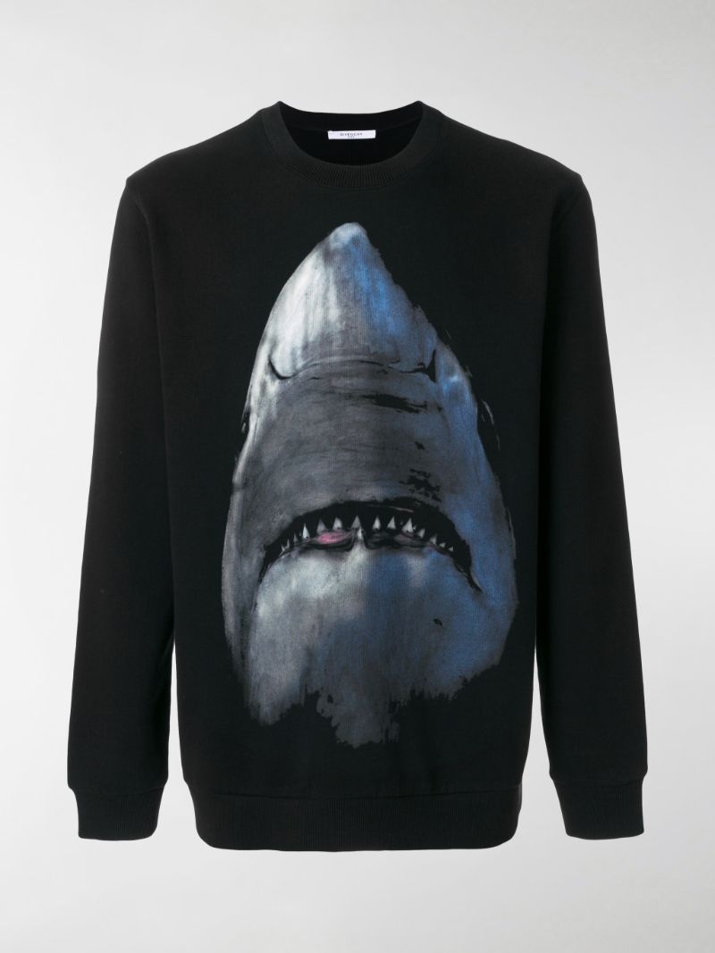 givenchy shark crewneck