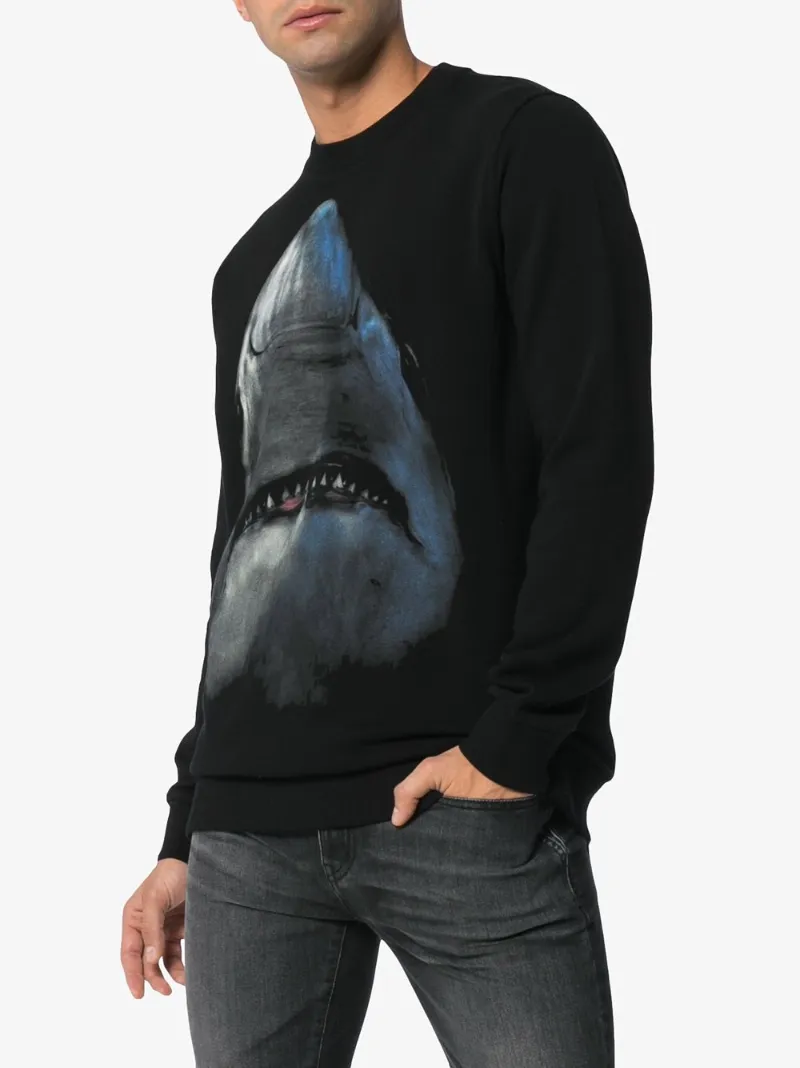givenchy shark crewneck