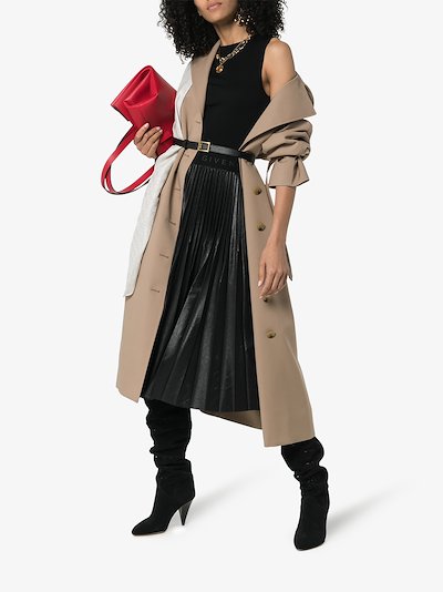 Givenchy Sleeveless pleated cotton blend midi dress  Browns