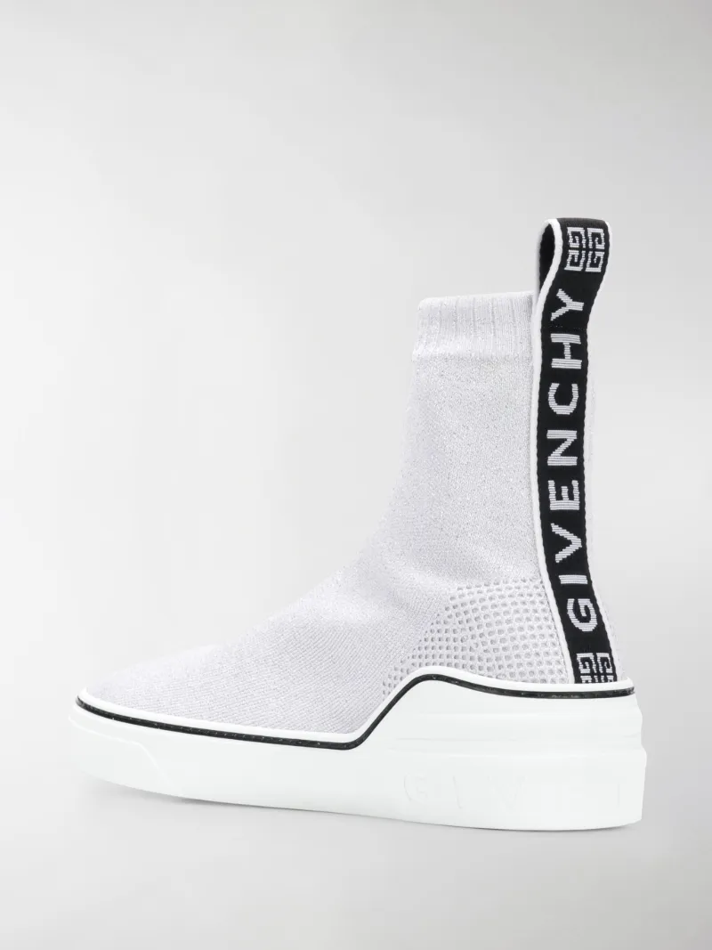 Givenchy Sneakers a calzino con logo bianco | MODES