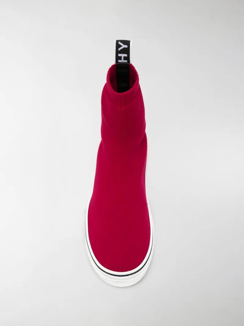 Givenchy Sneakers alte a calzino rosso | MODES