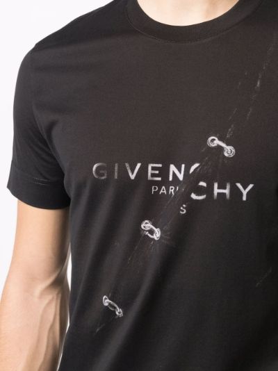 Trompe L Oeil logo print T shirt Givenchy Eraldo