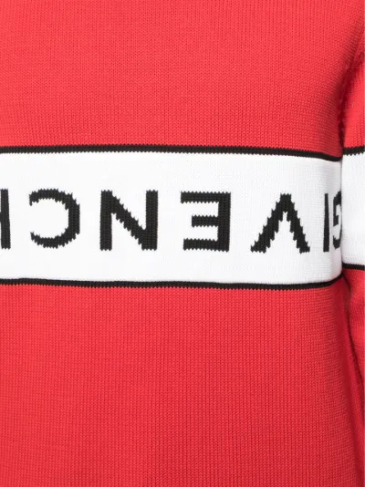 Givenchy upside down logo intarsia jumper Eraldo DE