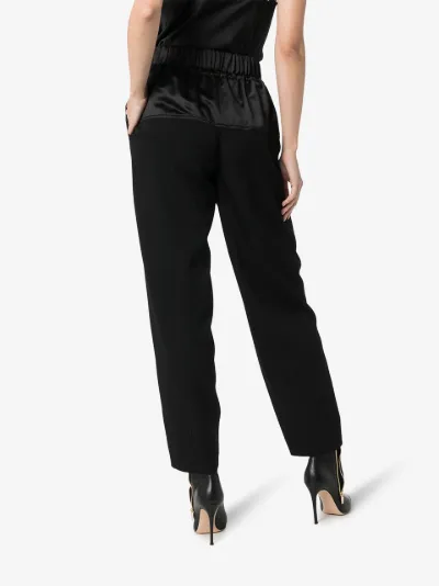 silk silk track pants