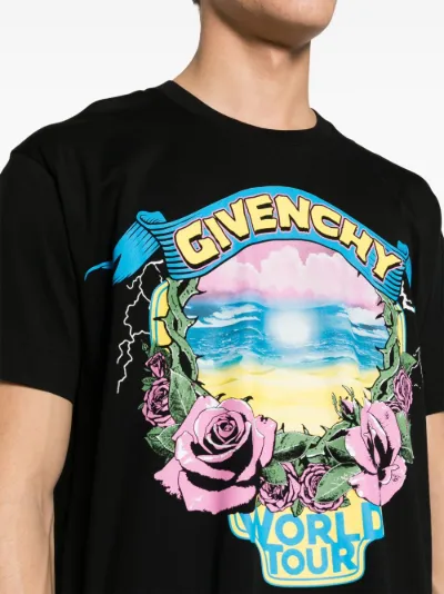 givenchy rose t shirt