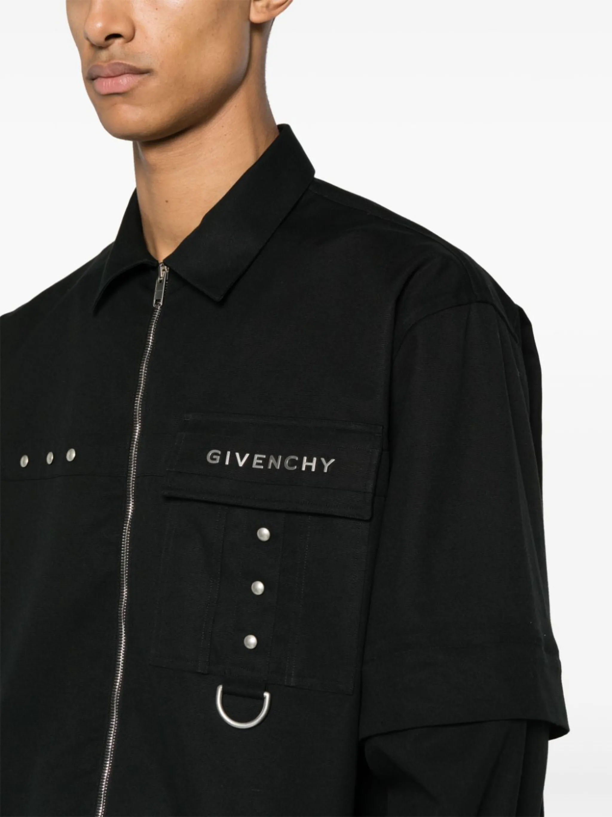 Givenchy zip-up cotton shirt | Eraldo.com GR 