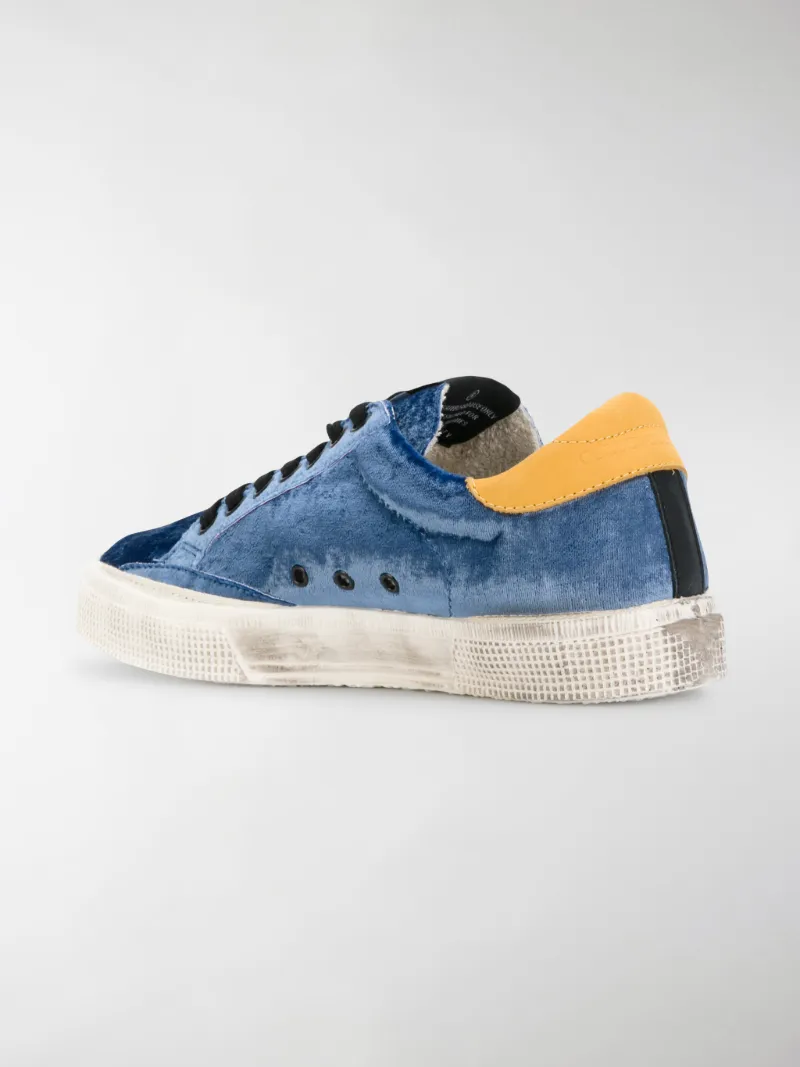 Golden Goose Blue Glitter May Velvet 