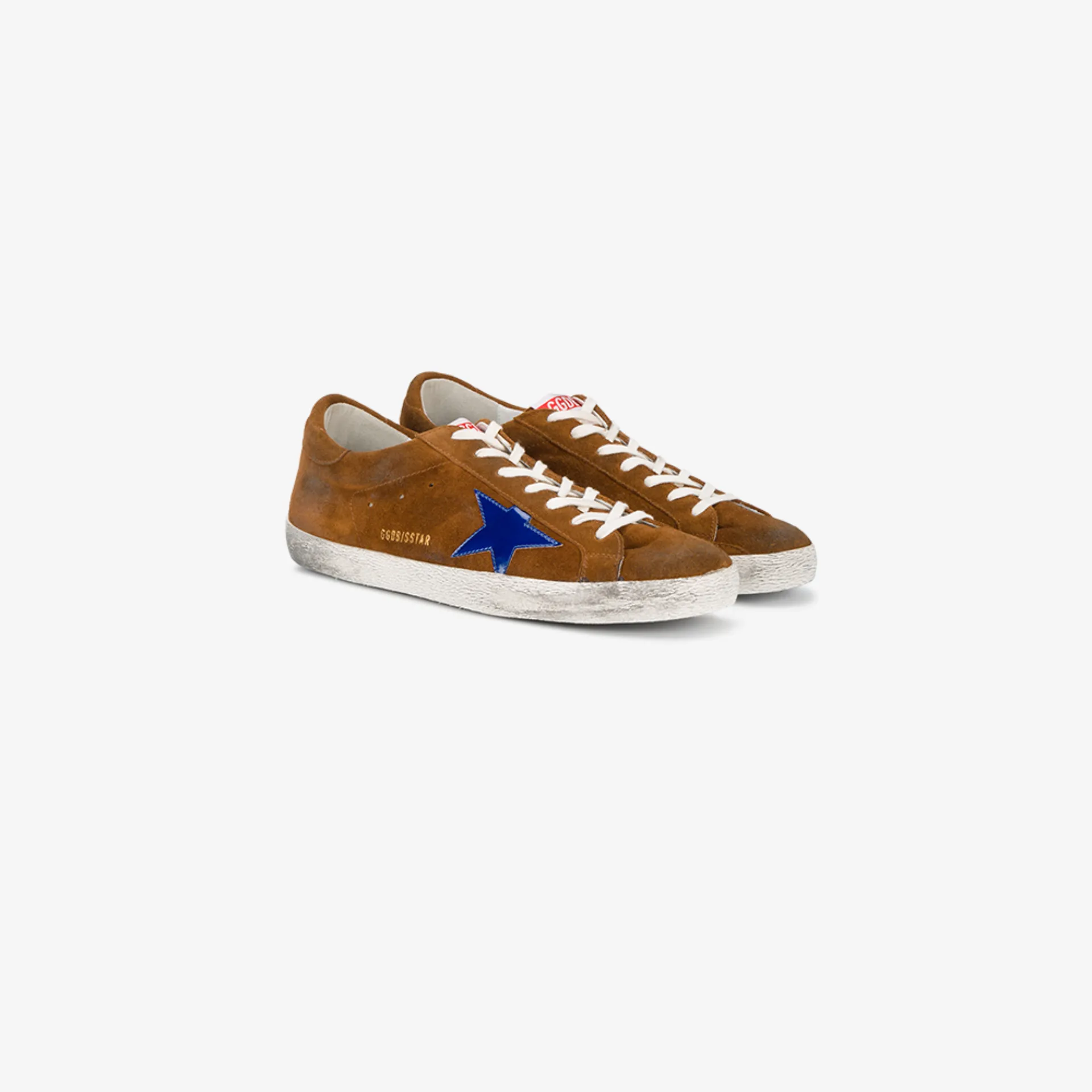 golden goose brown suede