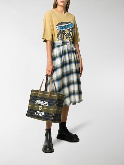 golden goose checkered sneakers