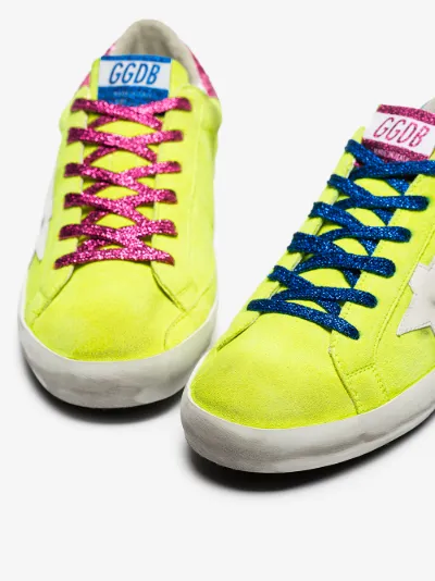 golden goose neon yellow