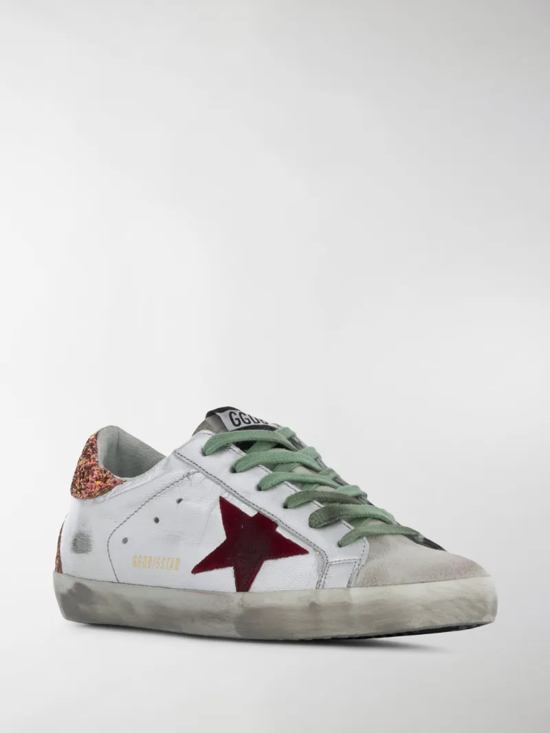 golden goose glitter heel