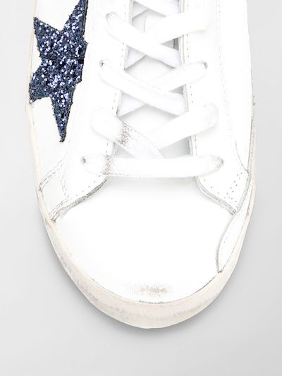 golden goose with glitter