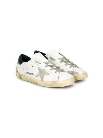 Golden Goose Kids star patch lace up sneakers Eraldo NU